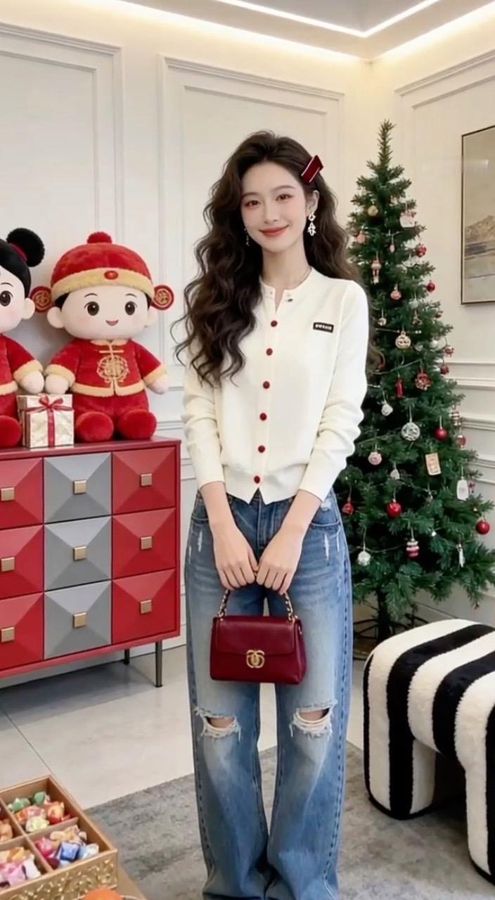 针织衫穿搭 洋气减龄谁穿谁好看面料柔软气质百搭