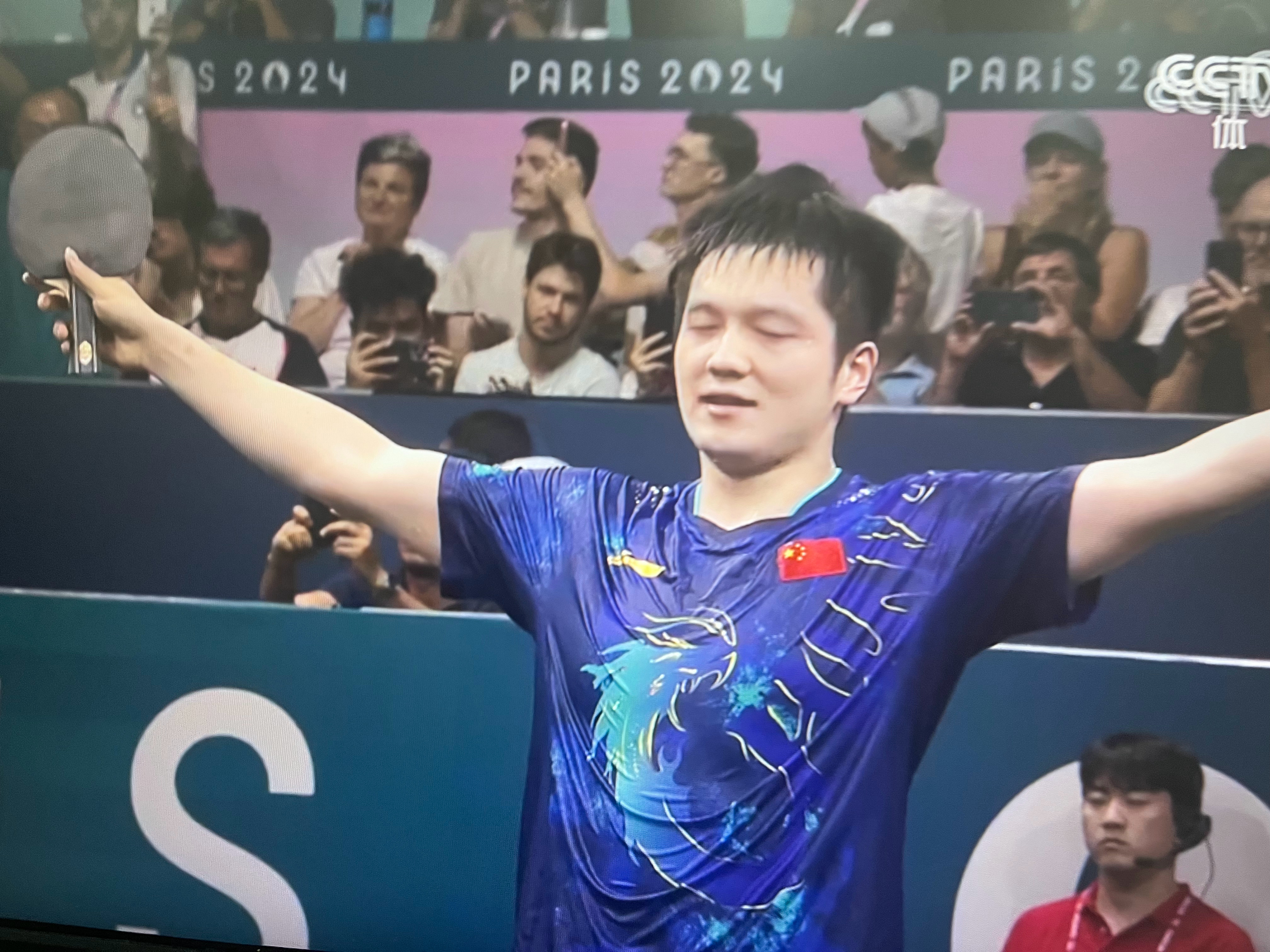 拿下拿下！！太不容易了！！#樊振东vs张本智和# #樊振东进4强# ​​​