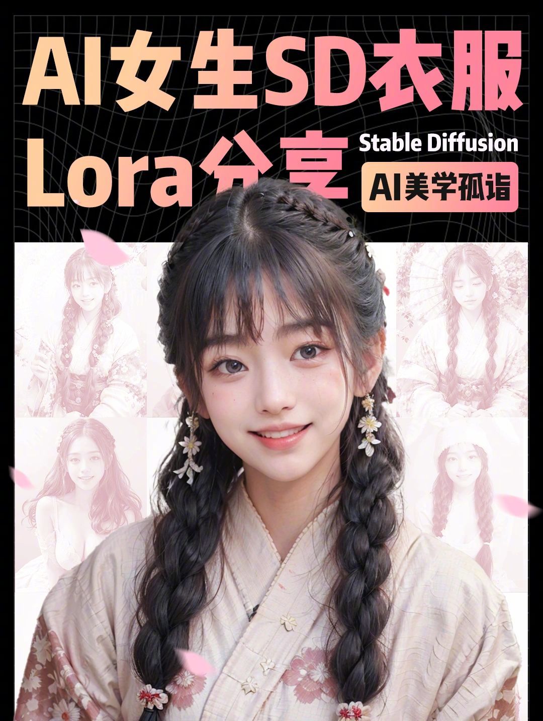 [暑假] 4 款 Stable Diffusion 女装 LoRA 分享！by：