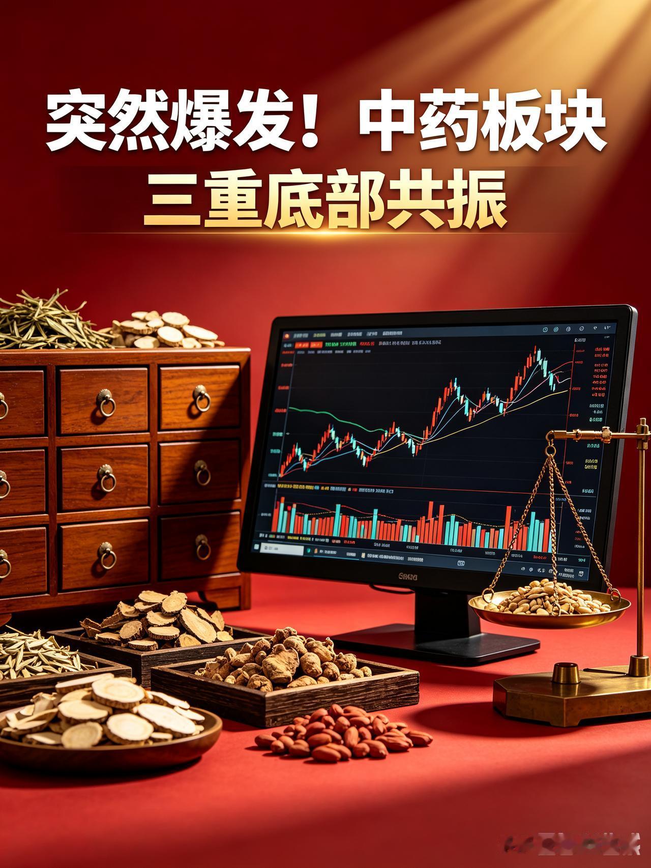 中药板块接下来估计要持续走强！
 

短短半个月多重政策集中落地，今天中药板块直