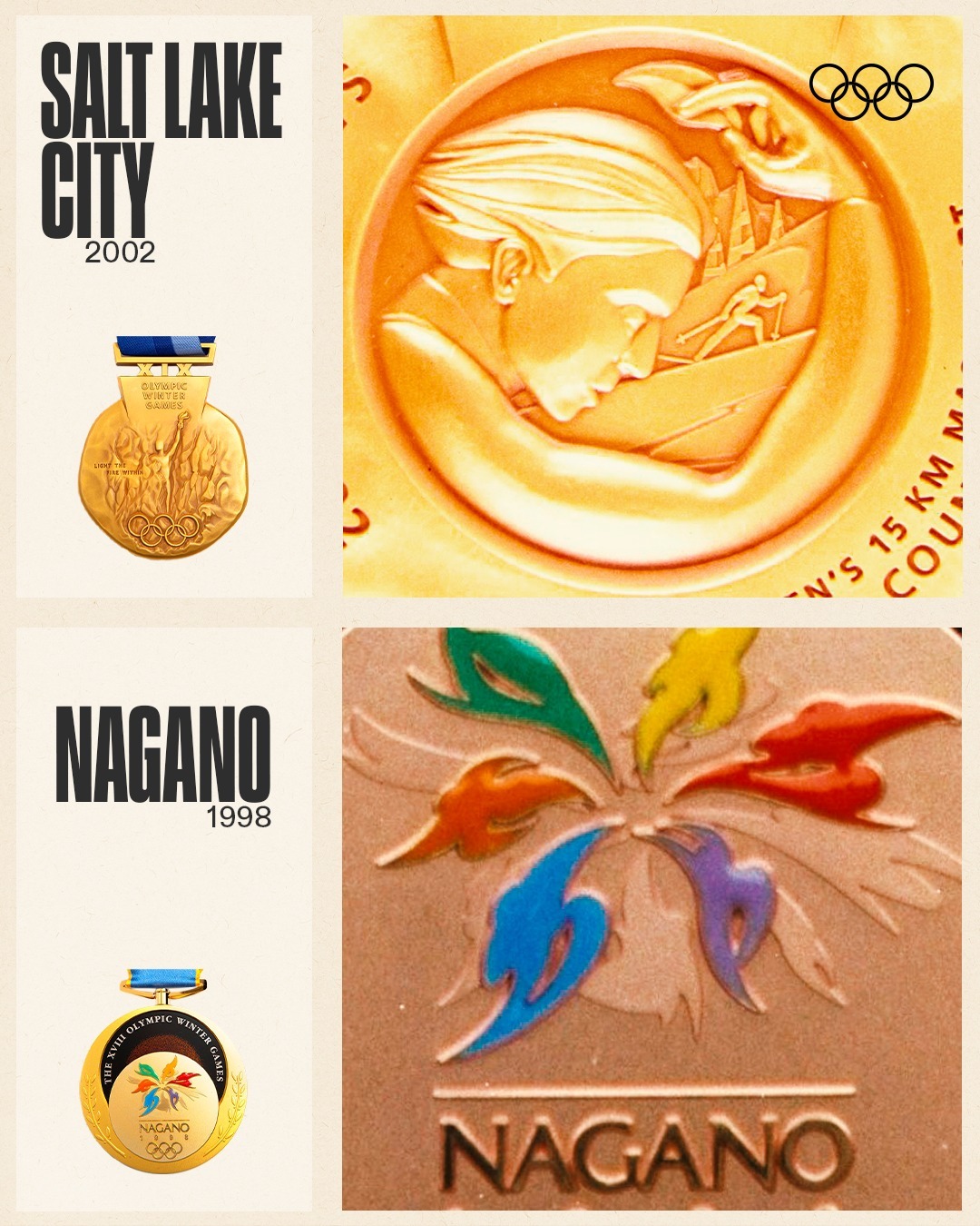 #近十届冬奥会金牌细节回顾# 受黄金、白银现货价格大幅飙升，2026年冬奥会奖牌