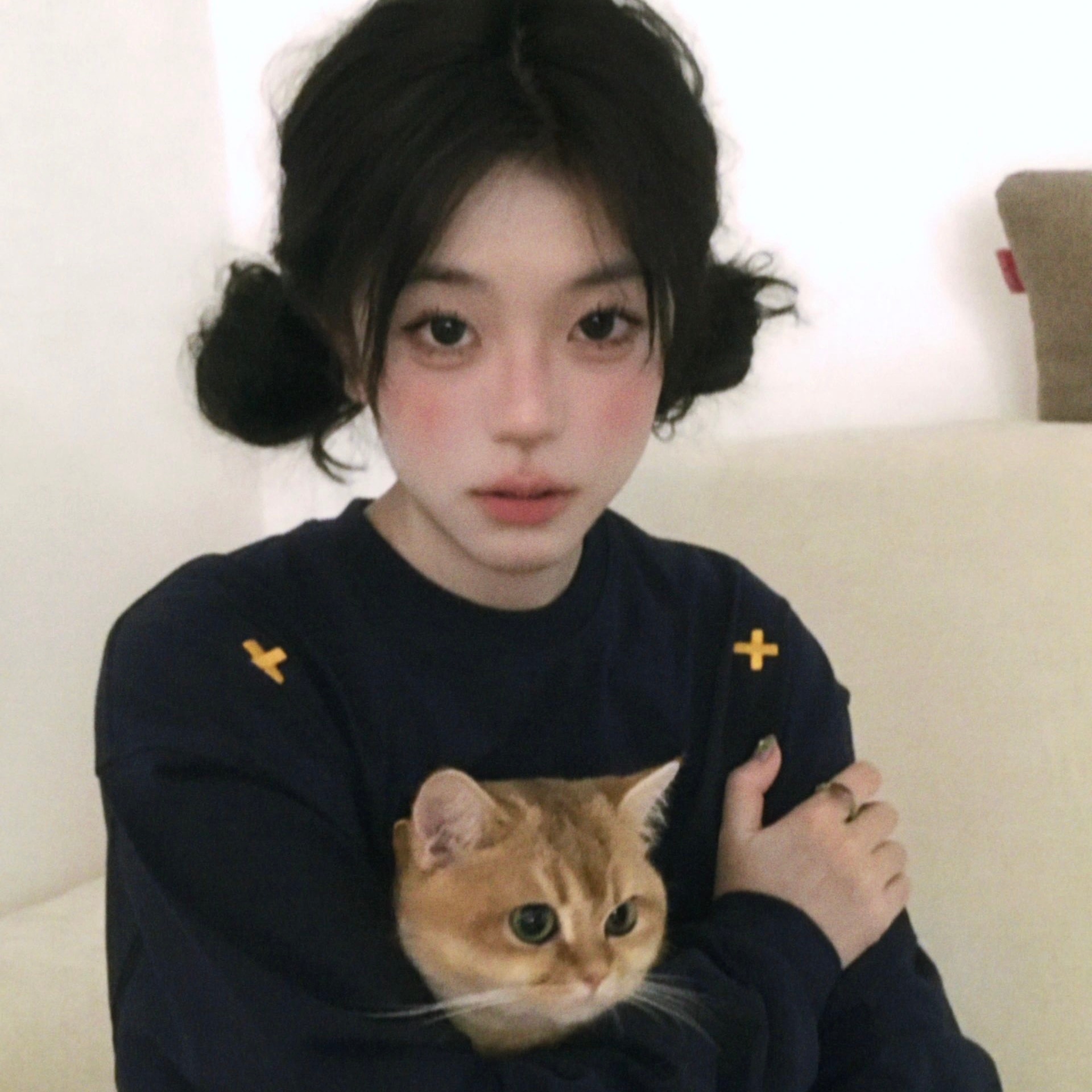 和小动物合影头像‧˚₊🐾 ​​​