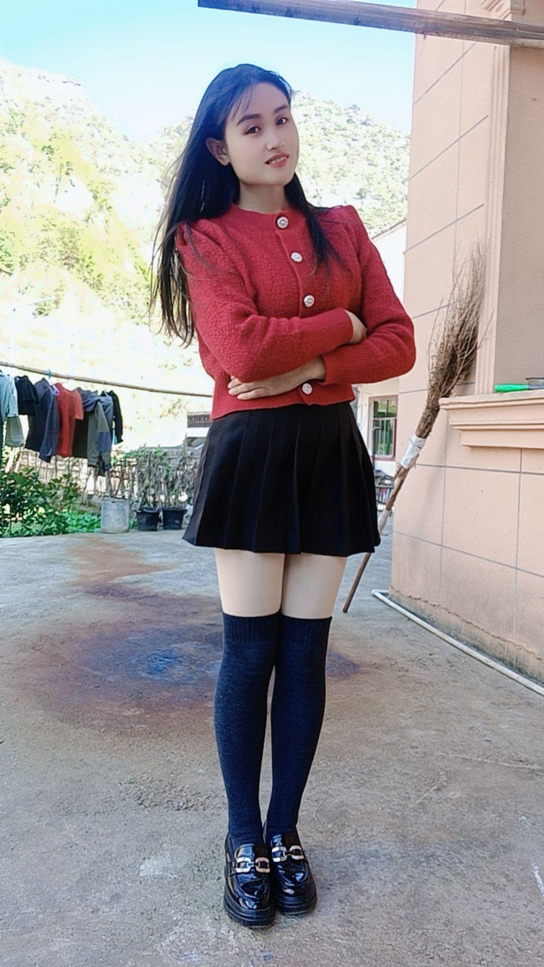 好身材好气质 紧身牛仔裤 我的农村生活