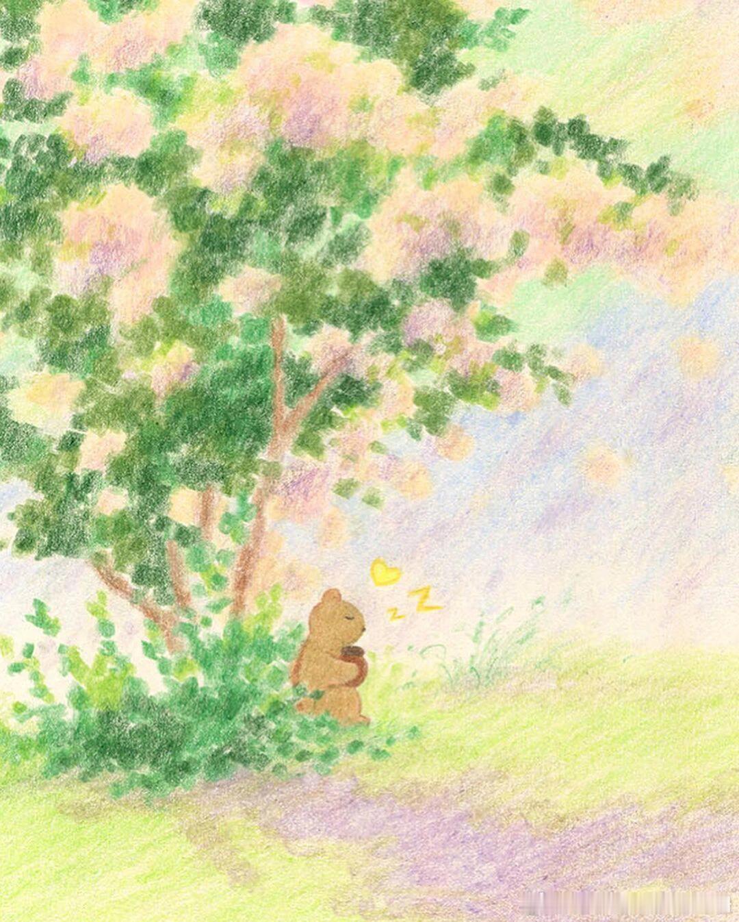 【插画】     幸福的具象化，用作品传递美好和温暖。插画师：Kim Myung