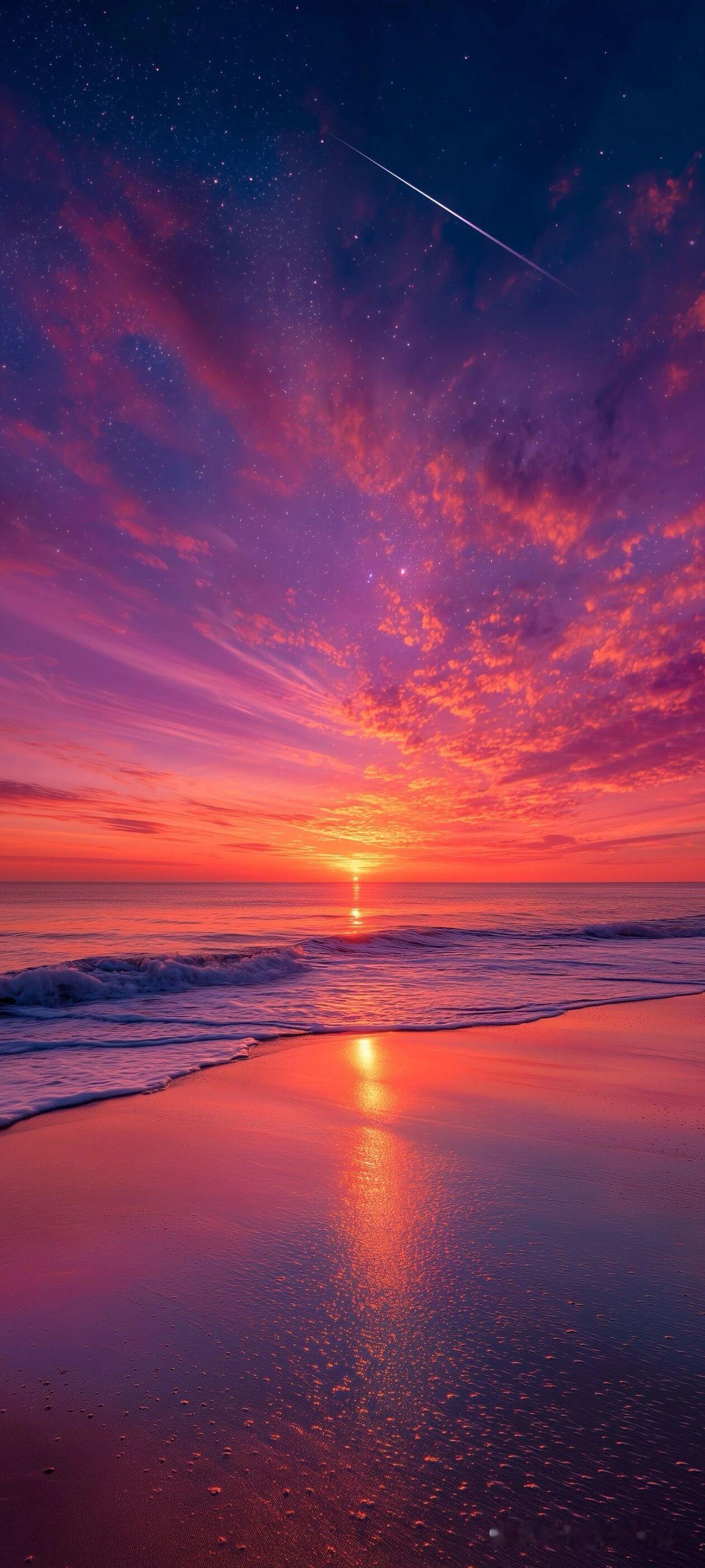 每日精选高清醉美全屏壁纸【730期】 ‖大海夕阳晚霞无限风光