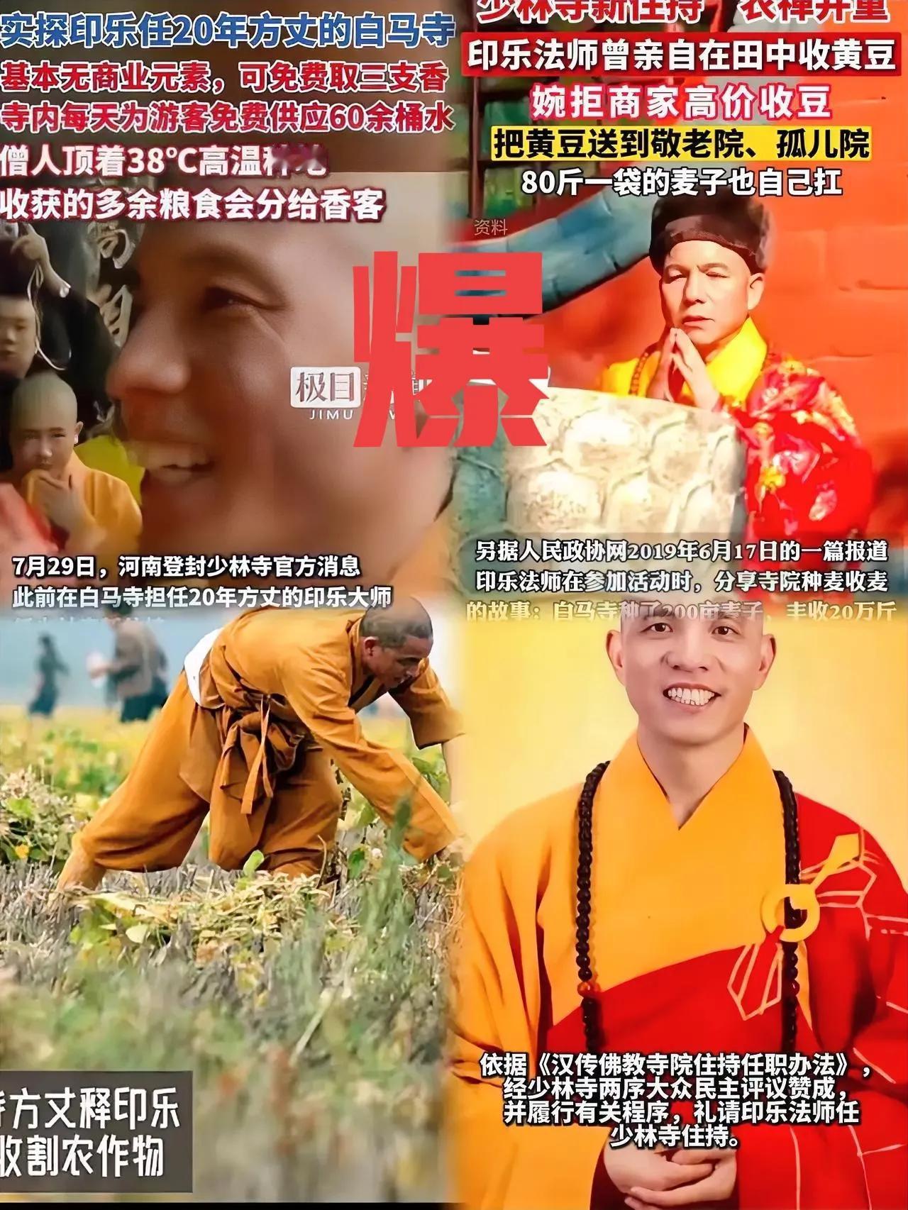少林寺这波操作绝了
方丈释印乐快成“孤家寡人”，新主持一上任就来硬的，庙里的和尚