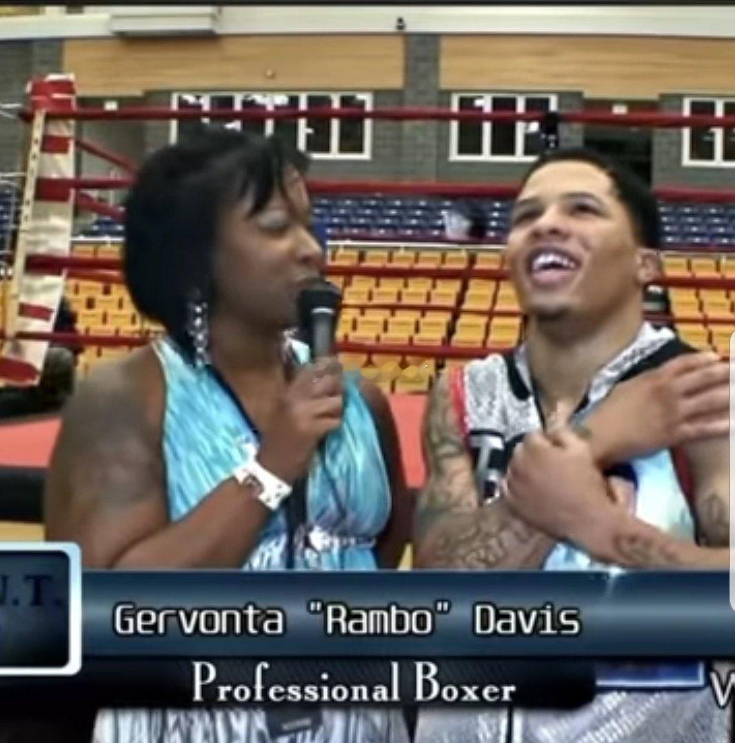 #拳坛速递# 哈哈哈哈哈～这戴维斯（Gervonta Davis）职业生涯初期是