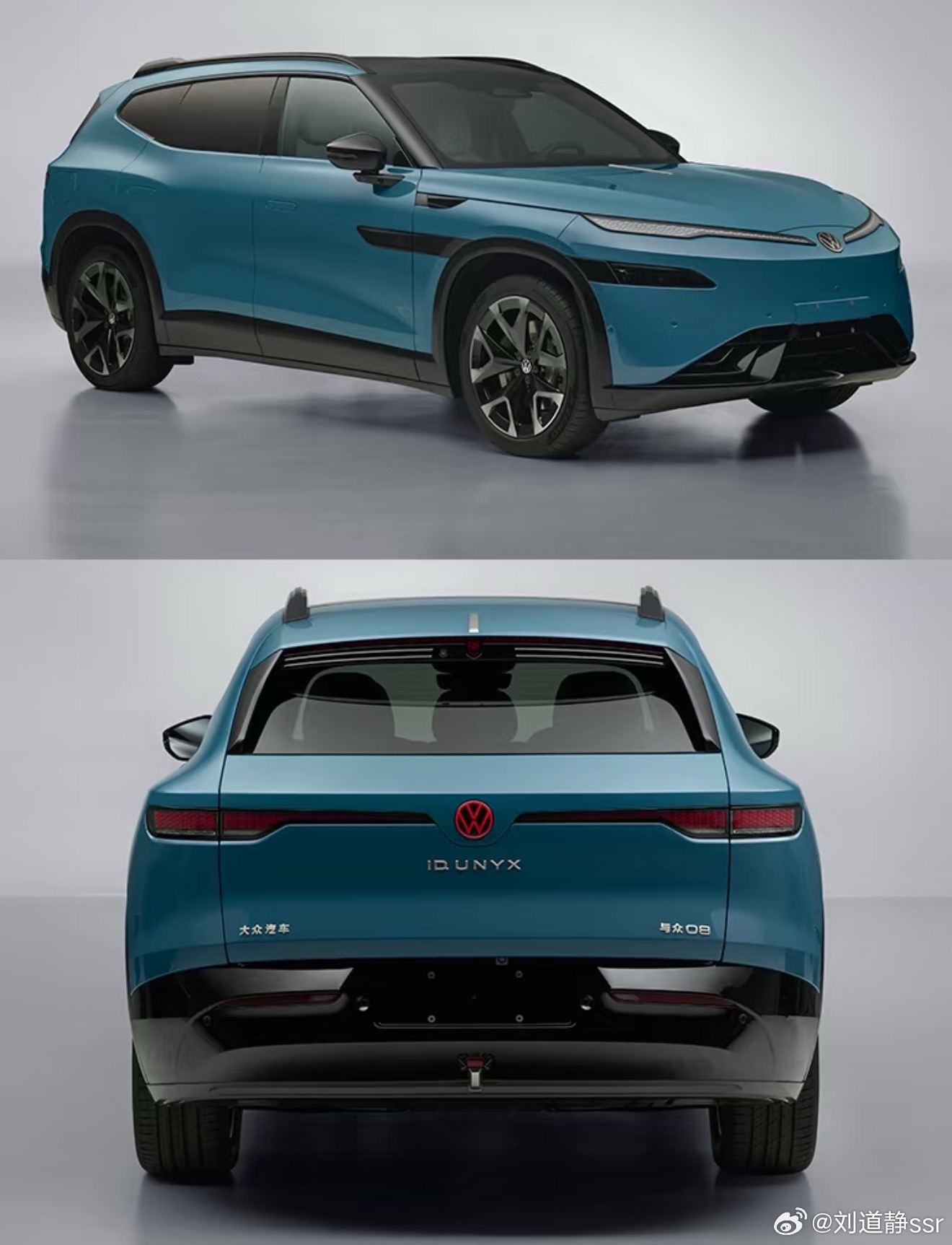 与众08上工信部了，车设计的挺有特点就是这个颜色有点丑[允悲]  ​​​