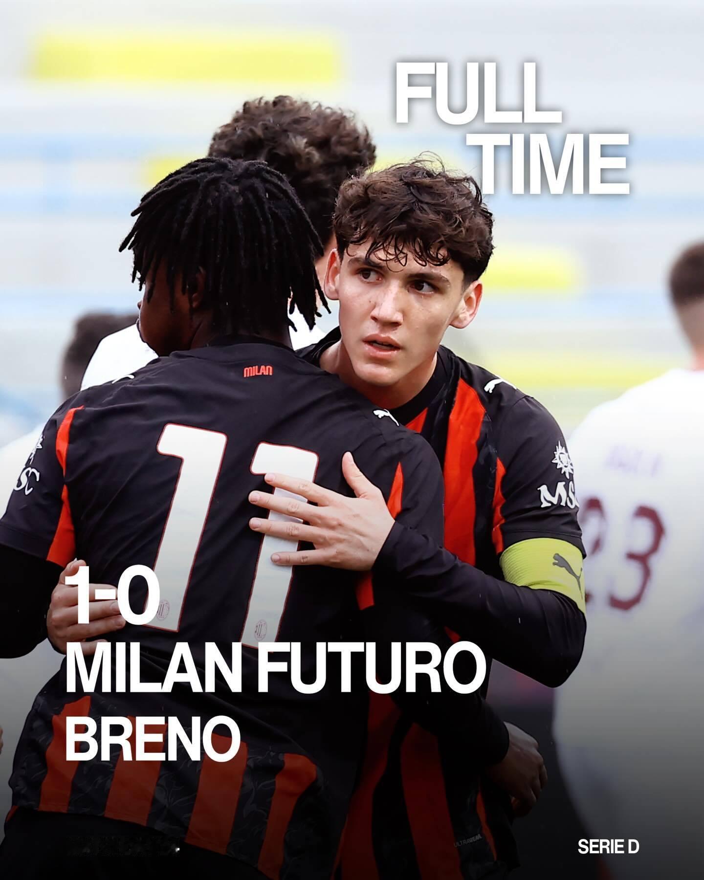 【米兰B队赛果】 2025-26赛季意丁联赛 第24轮：🔴⚫️ Milan F