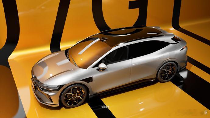 【极氪007GT】非官方渲染图（cr拉面师傅）昨天官方透露了一批剪影图，所有特征