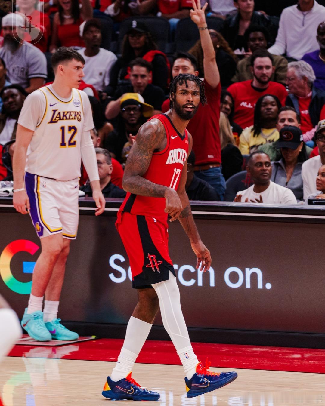 捍卫主场荣誉——火箭昨日主场大胜湖人图集📸湖人vs火箭nba季后赛休斯顿火箭