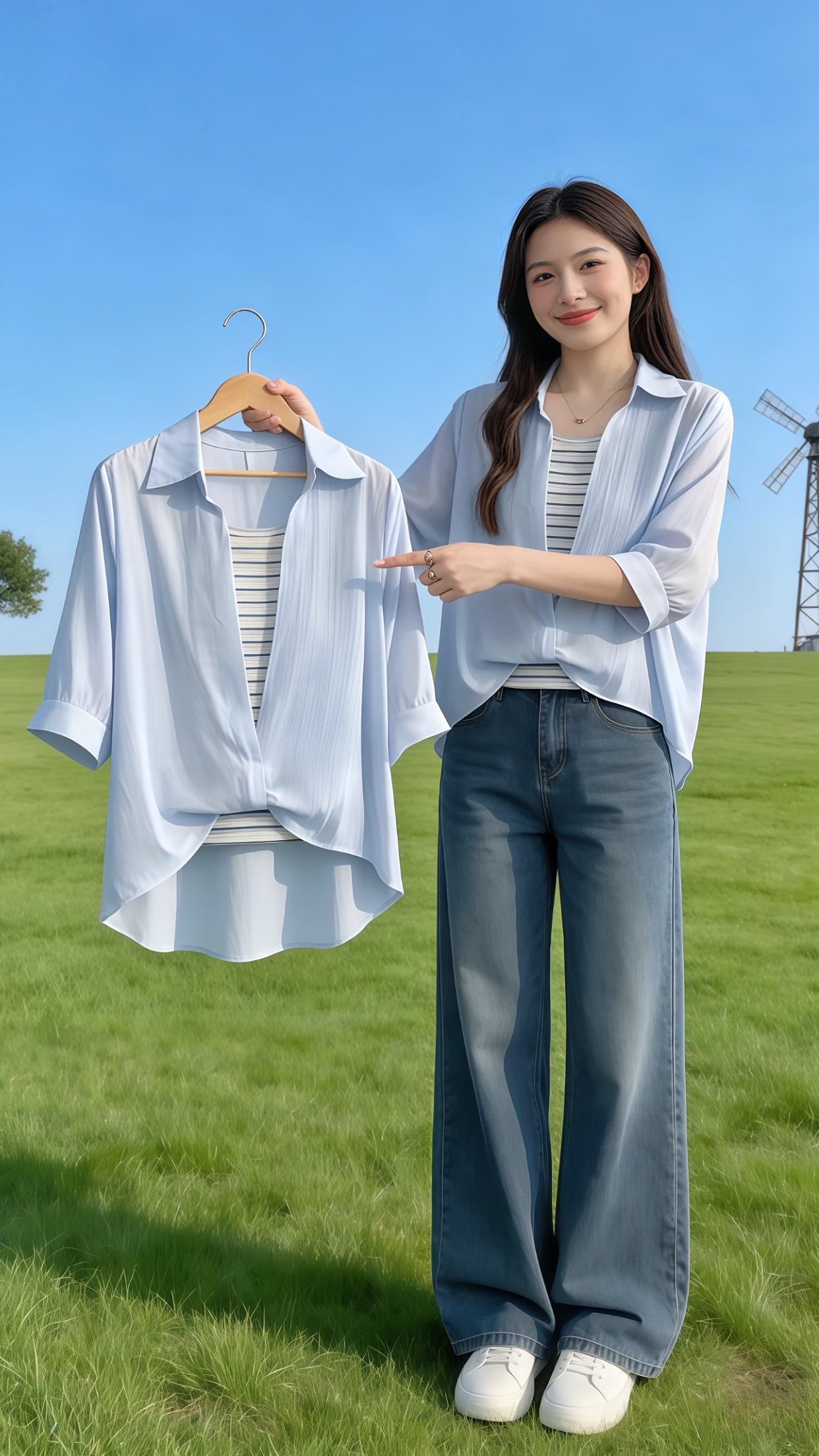 大码女装 遮肉显瘦穿搭 提升大人感穿搭思路 小个子女生早春韩系穿搭 淡...