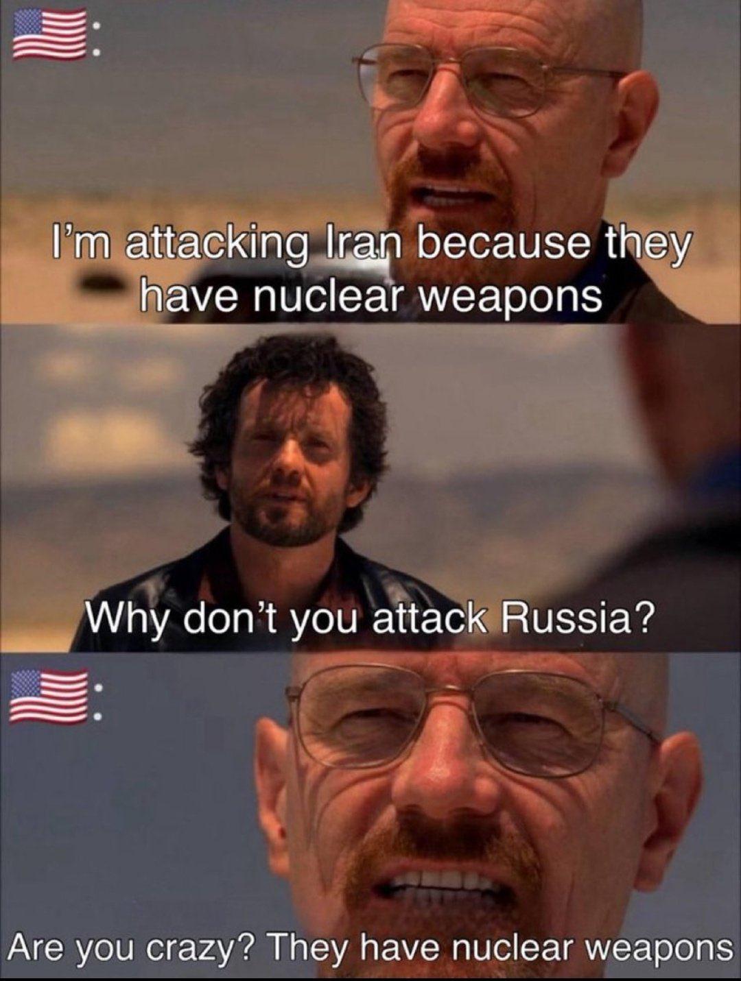 特朗普时期有个不成文的逻辑：核武器只有对方没有的时候才算数。伊朗核协议原本执行得