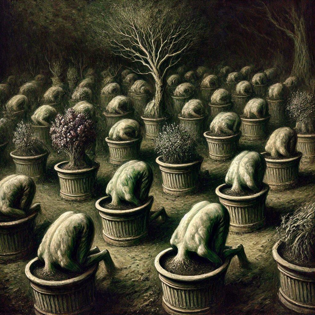 驳斥他们并使他们痛苦的，却被他们奉为上帝……他们要过尸体一般的生活，给自己的尸首