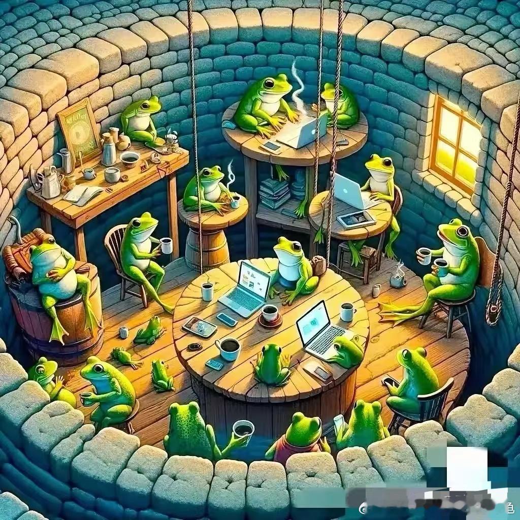以前我认为互联网可以打开大众的视野，现实是互联网让坐井观天的人聚在了一起，共同坐