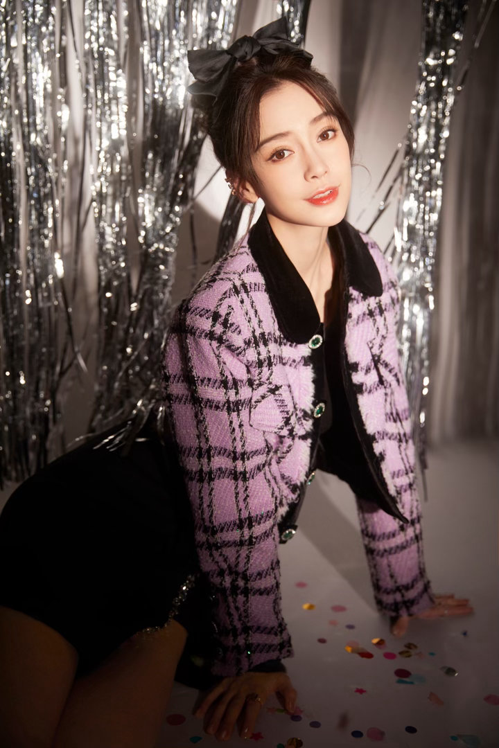 angelababy 杨颖 接住扑面而来的浪漫彩片💜蝴蝶结少女向你伸出手🎀