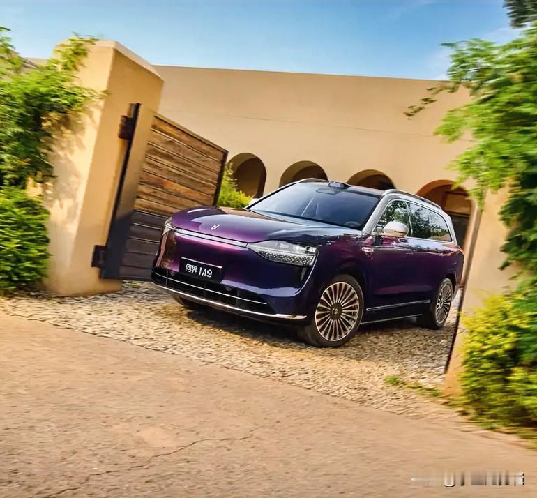 当镜头给到作为“送福官”的问界M9，我爸一拍大腿：“这不就咱家那台车嘛！”全家人