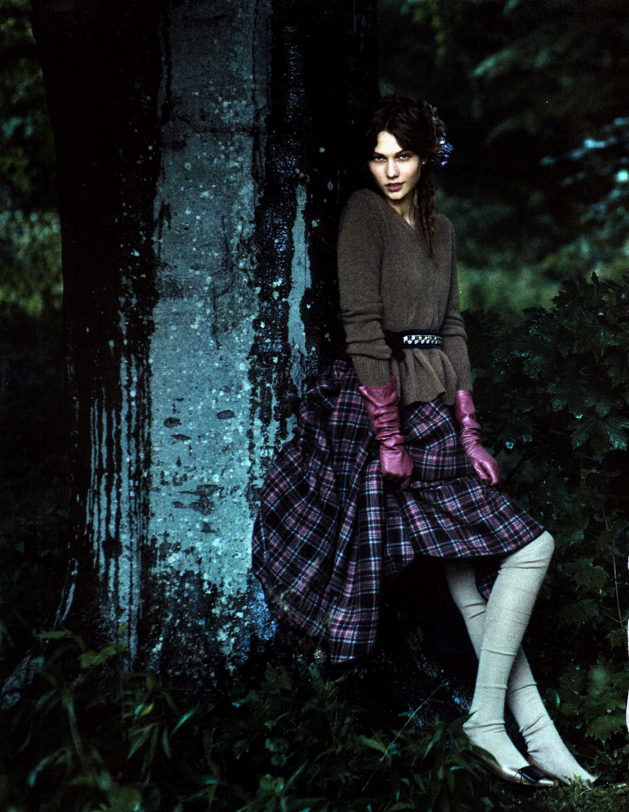 karlie Kloss Vogue中国版2010年8月刊，Peter Lind