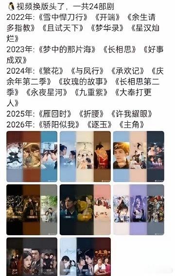 鹅近五年破三万的剧全部在这了。古偶最多，年代剧最少。