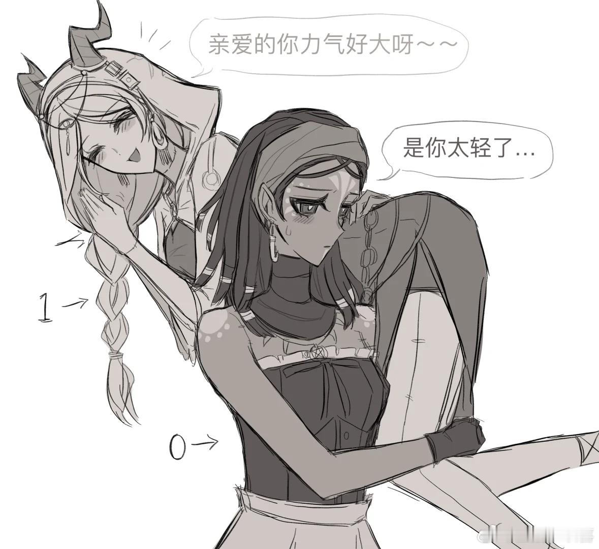 娇俏邪恶1和强壮单纯0家受是一群魁梧女子（[doge]#第五人格##祭咒# ​​