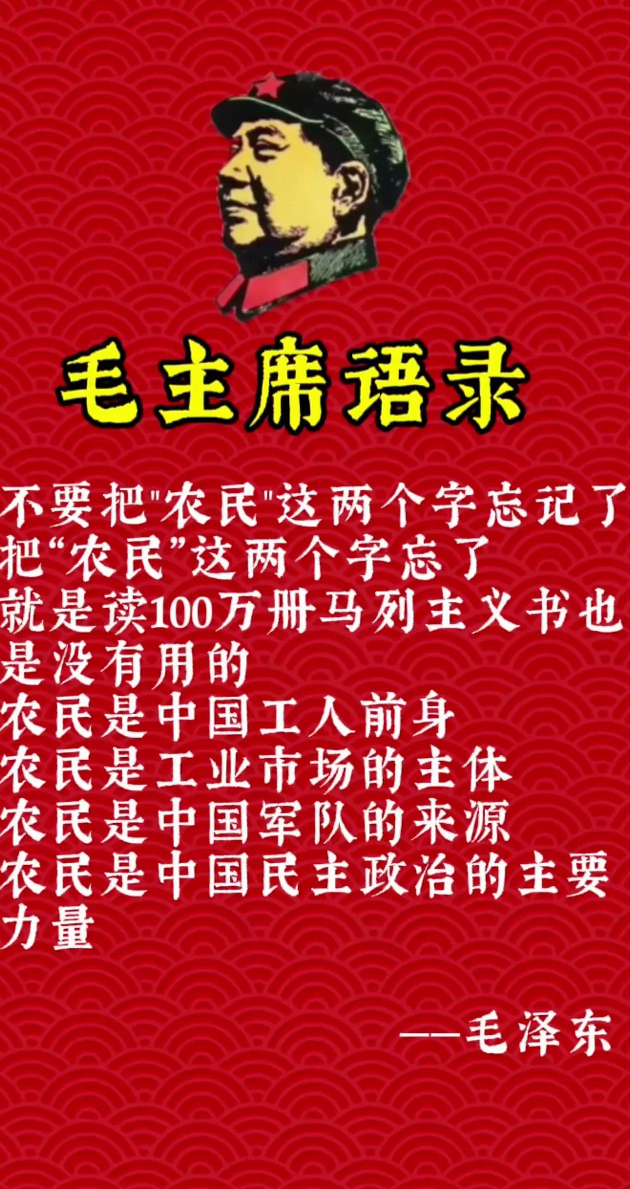 不要把"农民"这两个字忘记了