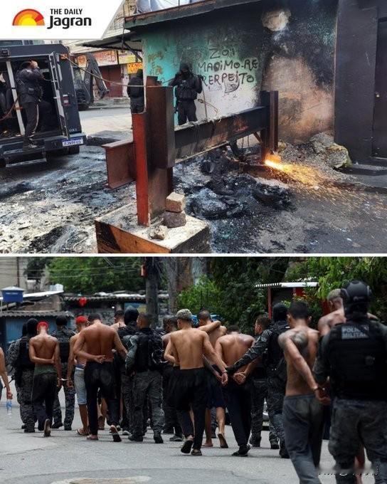 突发事件：巴西最大城市里约热内卢封城，巴西史上最大规模反贩毒集团行动，64人死亡