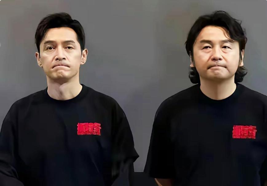 看这表情，这俩主演真的感觉挺无语的，看这苦瓜脸就知道了。
——我俩招谁惹谁了，票