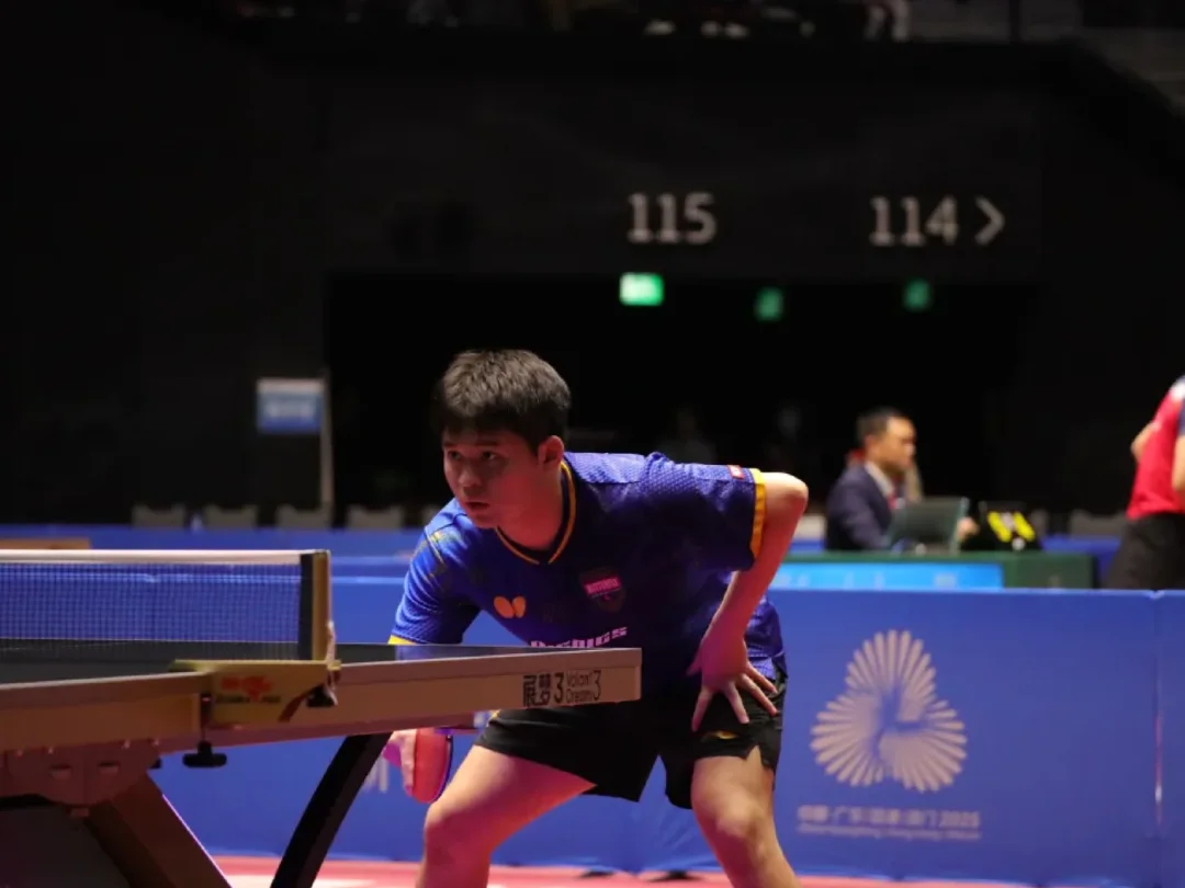 全运会：林诗栋4:1胜赵子豪，闯进男单四强