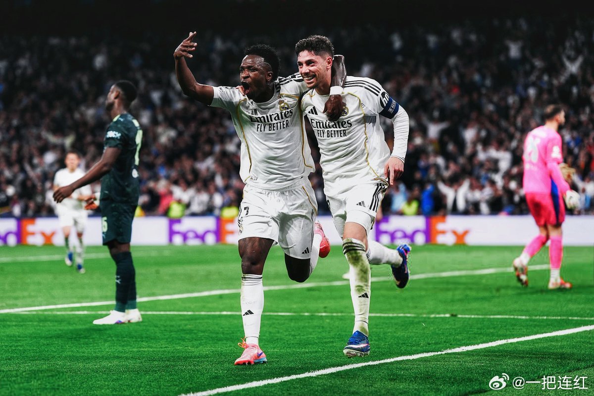 皇马vs曼城Federico Valverde & Vinicius Junio