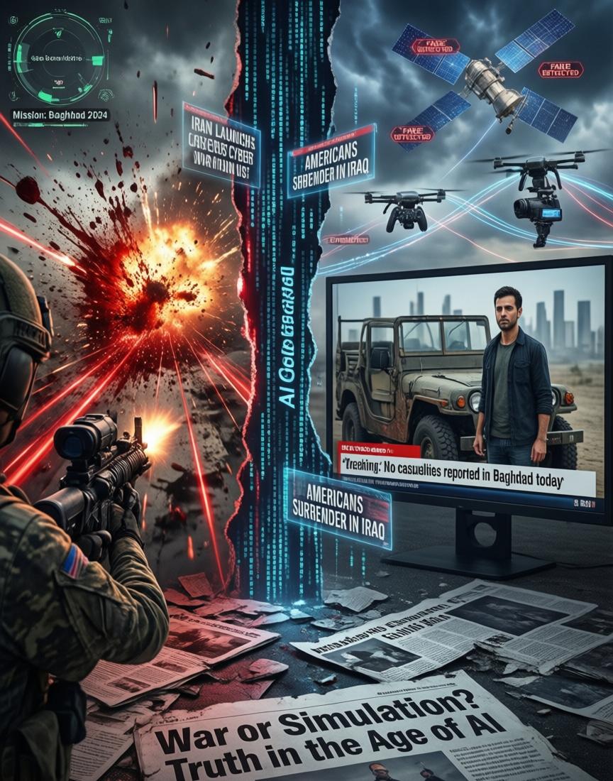 假战场，真迷雾：当AI开始“报道”战争

仗刚打响，另一场战争就开始了——不在前