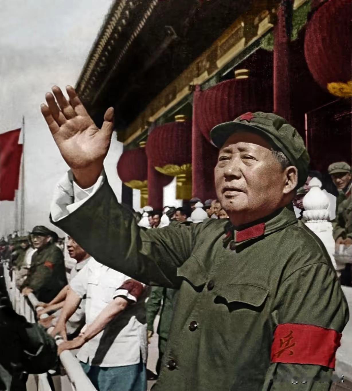 伟大领袖毛主席，我们永远怀念您！