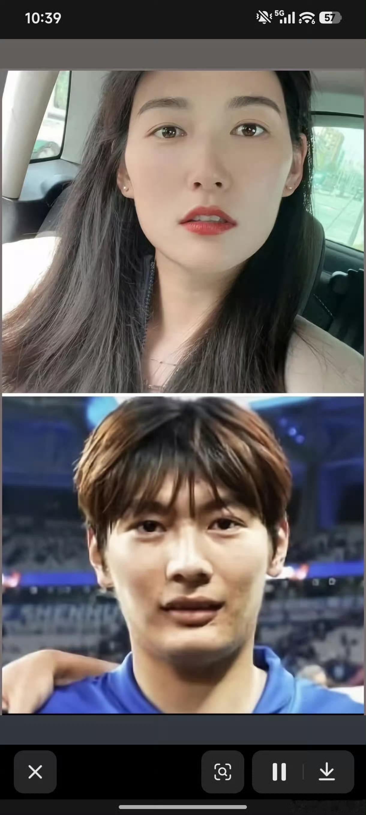 杨皓宇和杨丽娜，还真是有点儿像，都姓杨，是不是有点儿亲戚啊？ 