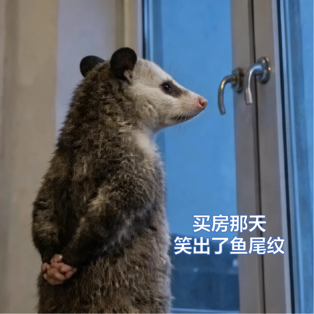 谁懂啊？负鼠版买房之精神状态