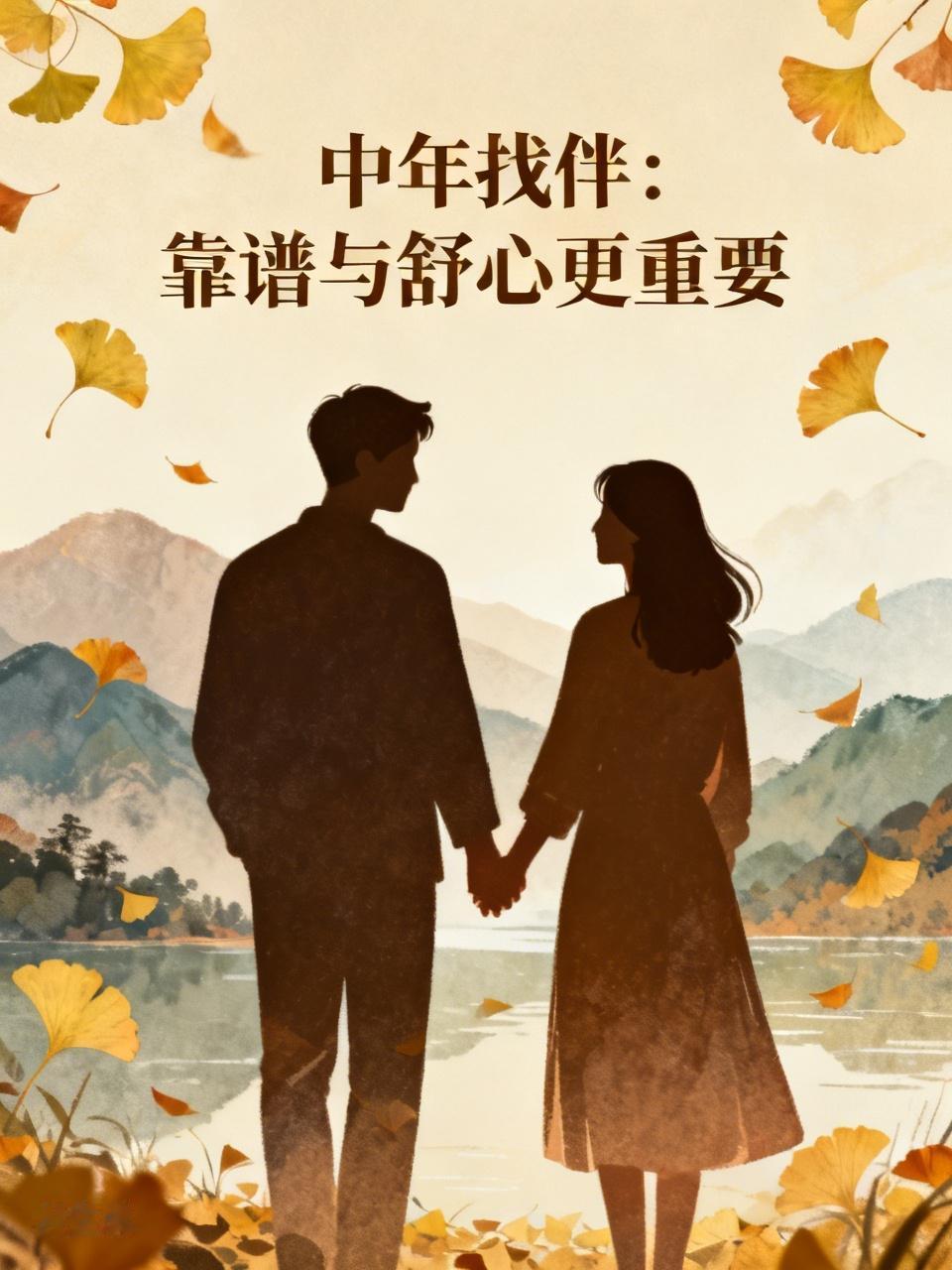 人到中年找伴过日子，确实没必要像年轻时追求浪漫与颜值。靠谱、厚道、有责任心才是关