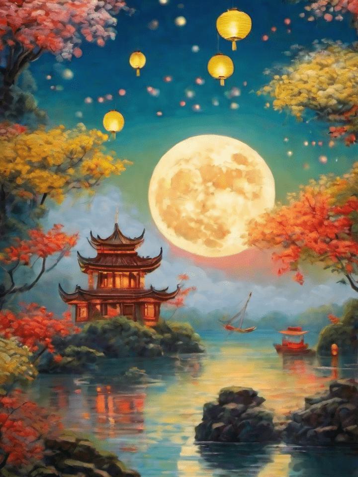 杨林[超话] 无论天南与海北，不论相聚与离别，中秋月圆终会到：但愿人圆梦更圆。 