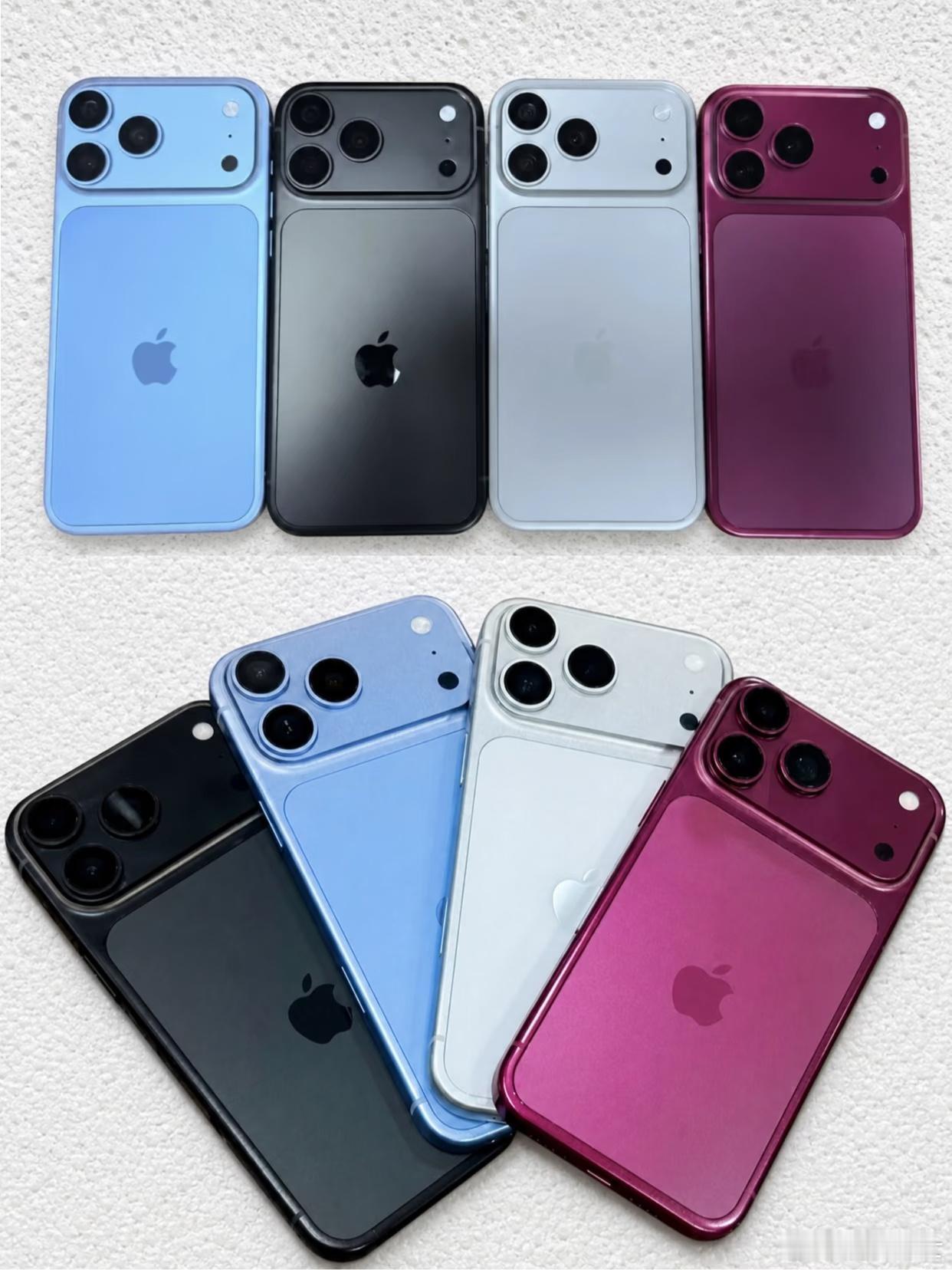 iPhone18 Pro Max这个蓝色不错呀，富含标准版的青春气息