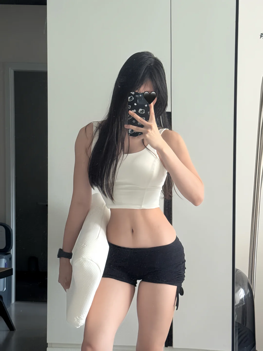 每天练好+睡好，这样的身材是我应得的！