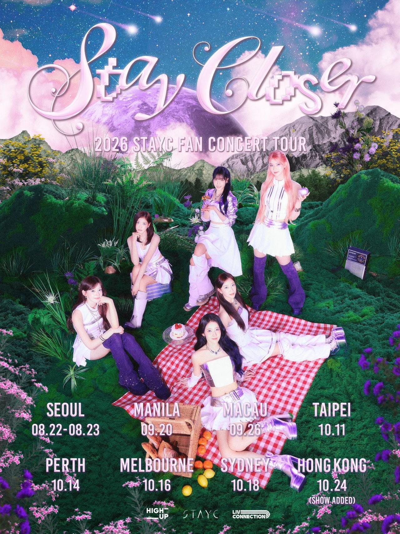 STAYC《STAY CLOSER》演唱会预告海报stayc
中国澳门：09.2