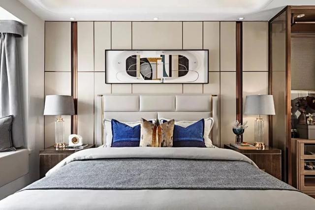 115㎡现代轻奢，配色稳重优雅，材质华丽高级，风格很独特