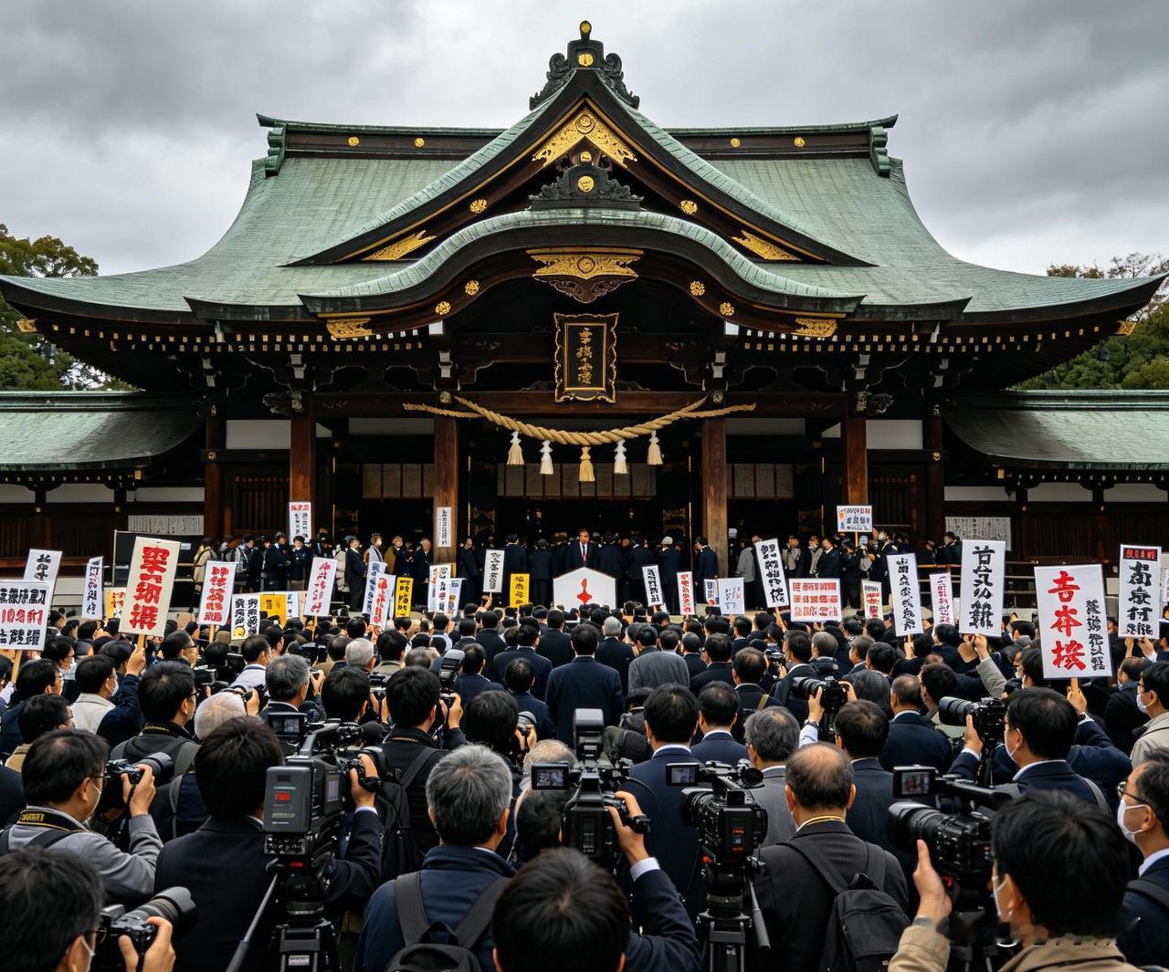 126名议员集体参拜，藏着怎样的危险信号？
 
日本126名议员集体参拜靖国神社