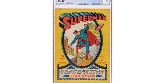 整理母亲遗物变暴富！“首期
超人漫画”:有望拍出600万美元


 美国加州北部