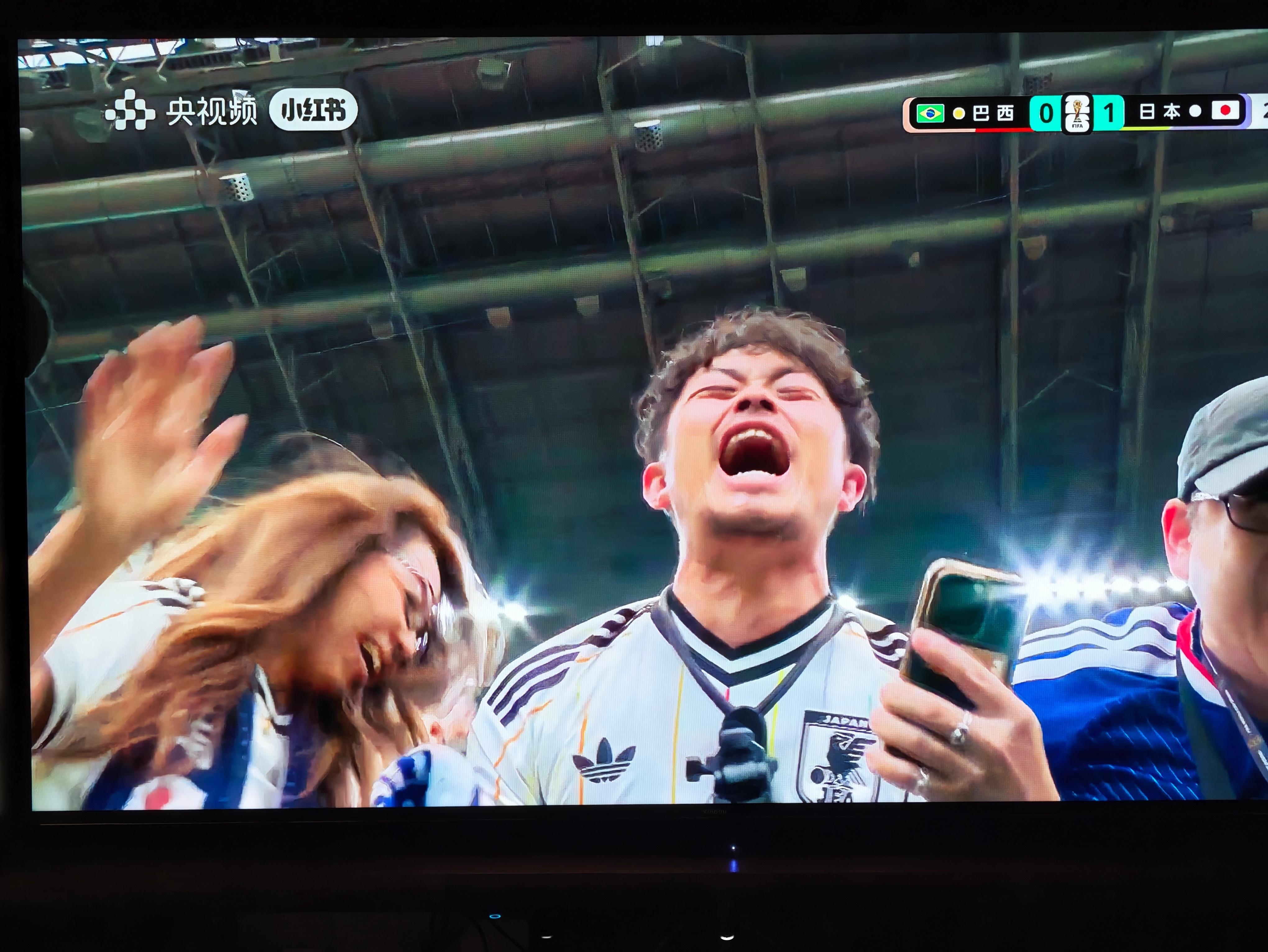 巴西vs日本日本首先进球了！这下不困了！ 