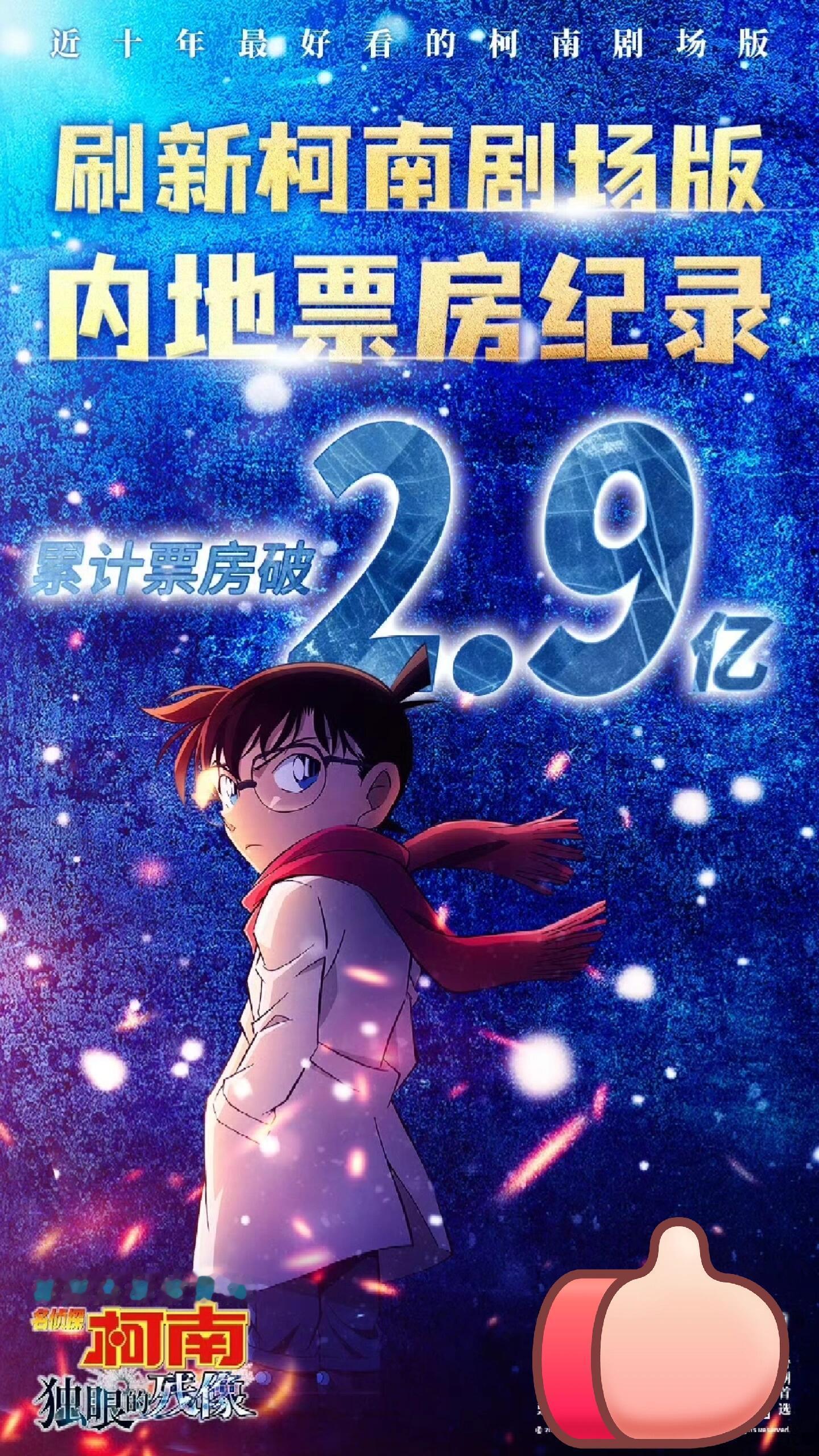 柯南M28刷新系列内地票房纪录冰花雨为谁而下？为热爱柯南的你！ 这场盛夏限定的影