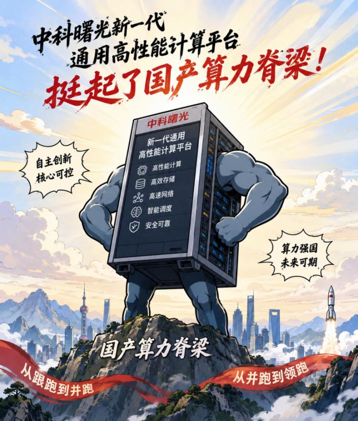 中科曙光新一代平台——挺起大国算力脊梁的“硬核底座”
长期以来，高精度通用计算与