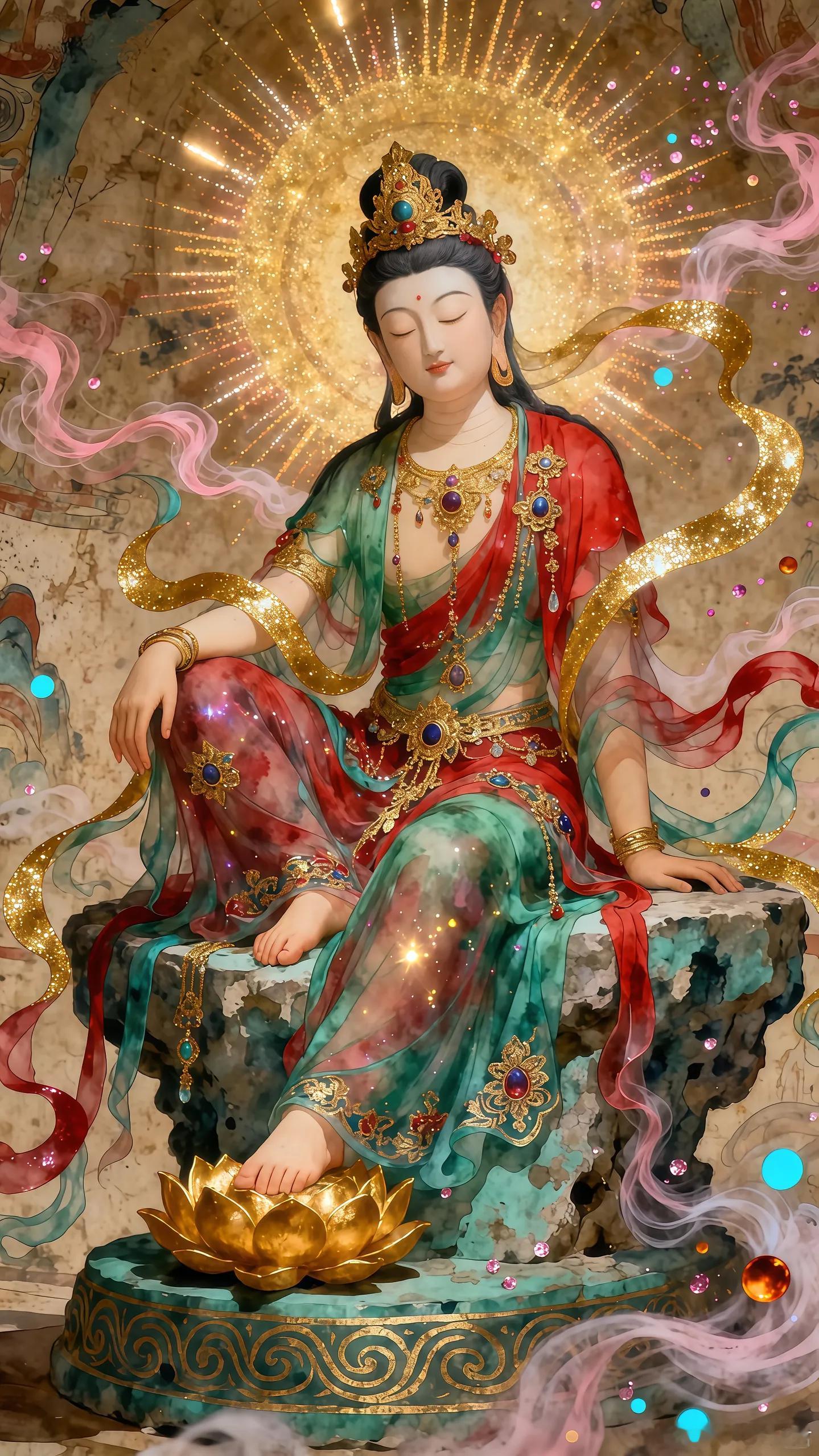 愿观音慈光，护你岁岁平安。