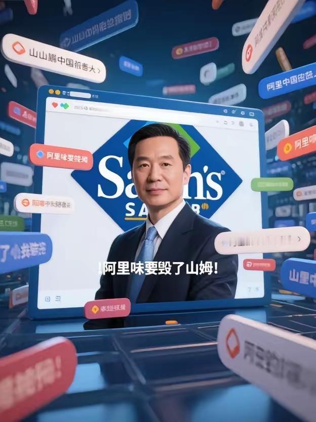 他去了苏宁，苏宁倒了
去了好孩子，孩子少了
去了阿里，阿里黄了
去了山姆，山姆塌