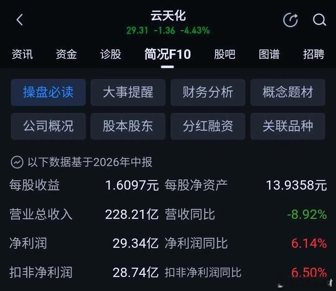 同样中期净利润接近29亿，为什么湖南裕能ROE显著高于云天化，但总市值反而更低？