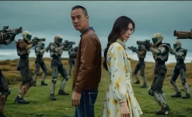 广告品质无可挑剔，只可惜不是真实的老田和小田，而是AI合成的，看上去有点尴尬。