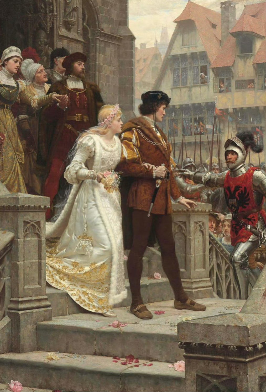 英国维多利亚时代画家埃德蒙·布莱尔·莱顿Edmund Blair Leighto