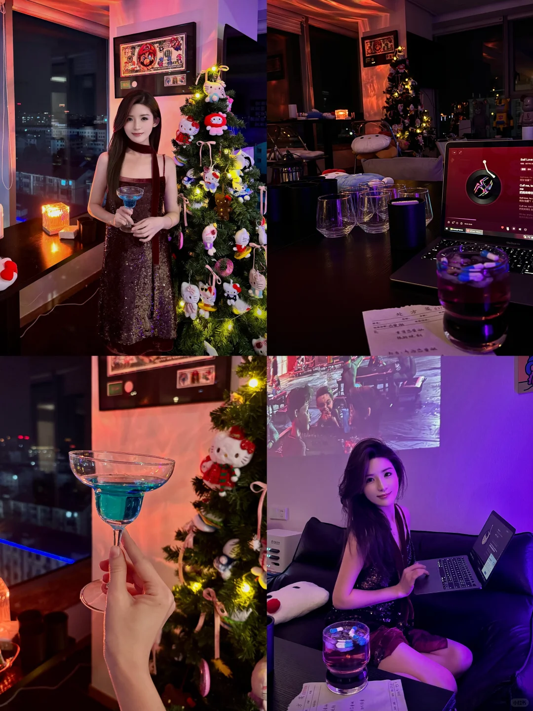 张家港居然也有Kitty圣诞树，也太超前了吧……